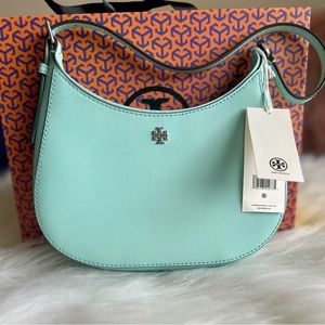 NWT Tory Burch Emerson Zip Shoulder Bag With Box